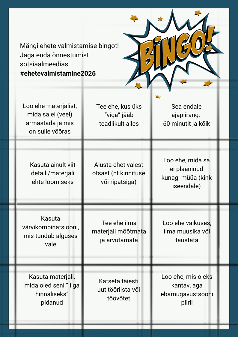 Ehete valmistamise loovväljakutse 2026