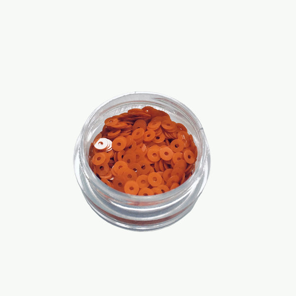 Itaalia tootja Andrea Bilics 3 mm oranžid Opaline-viimistlusega litrid (toon 3194) tikkimiseks ja ehete valmistamiseks.