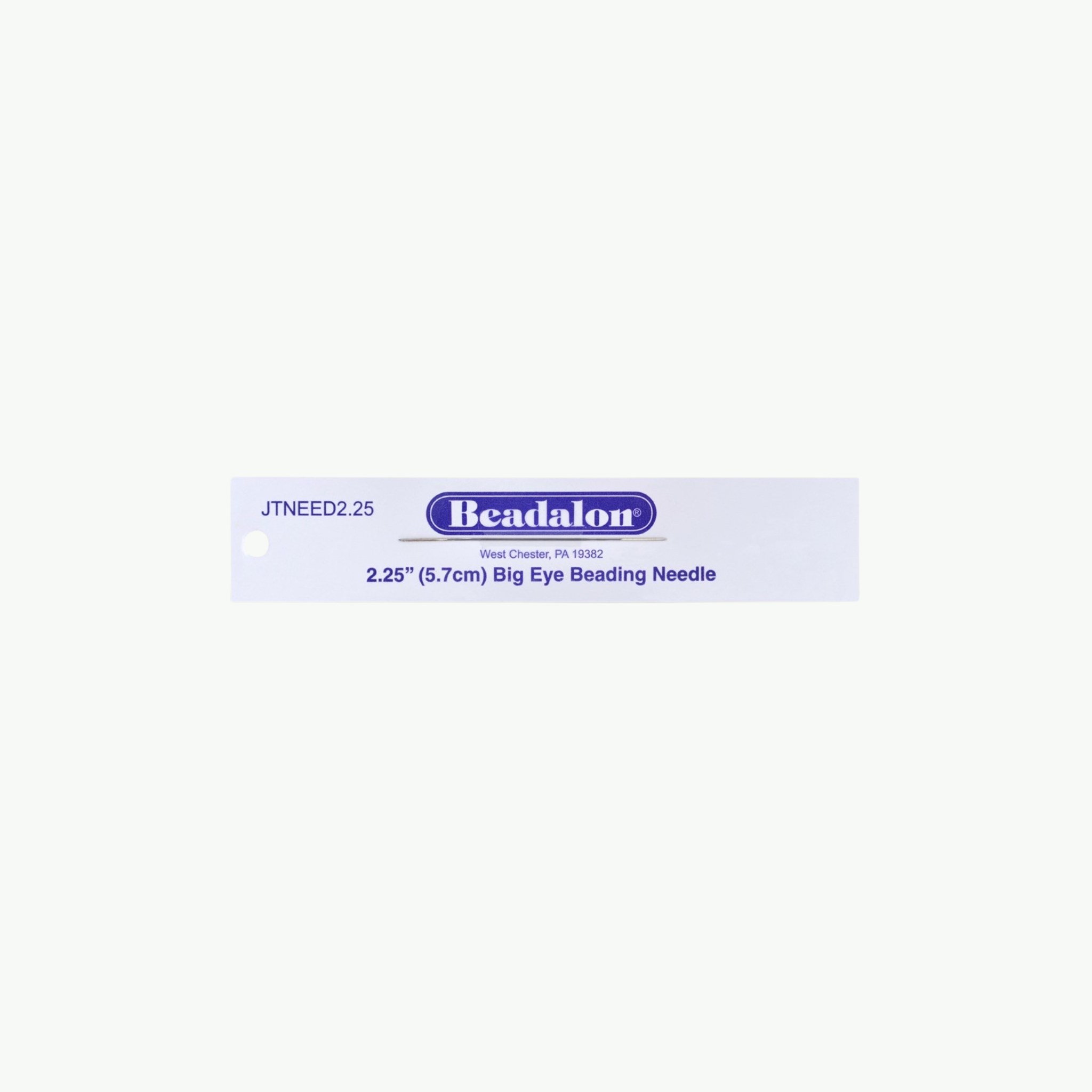 Beadalon Big Eye painduv suure silmaga pärlinõel pikkusega 5,7 cm