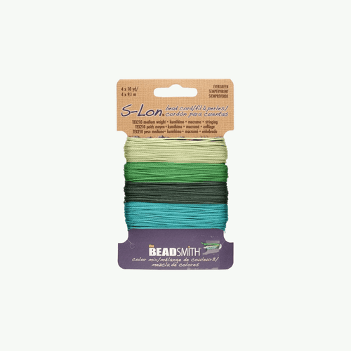 Neli rohelist S-Lon™ TEX 210 helmenööri, igaüht 9,1 meetrit