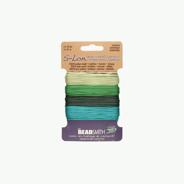 Neli rohelist S-Lon™ TEX 210 helmenööri, igaüht 9,1 meetrit