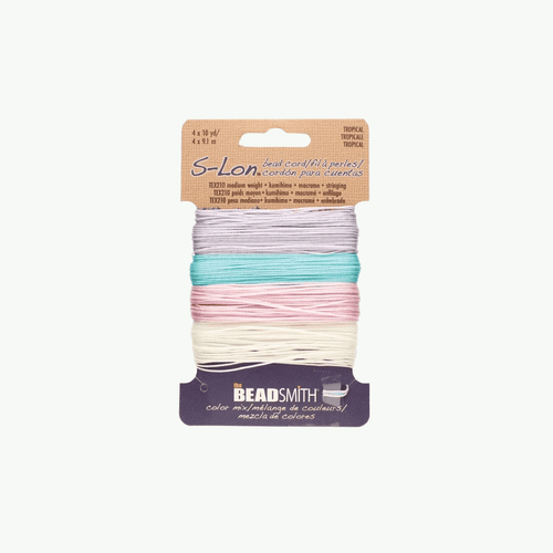 BeadSmith® S-Lon™ helmenööride komplekt 0,5 mm | Tropical BeadSmith- EHTE RUUM