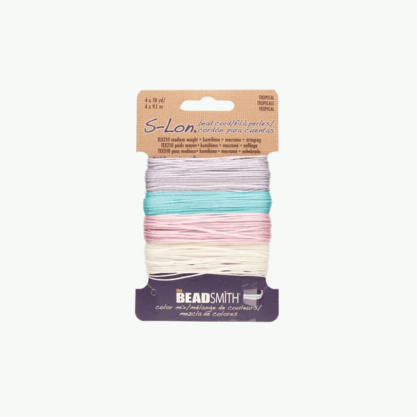 BeadSmith® S-Lon™ helmenööride komplekt 0,5 mm | Tropical BeadSmith- EHTE RUUM