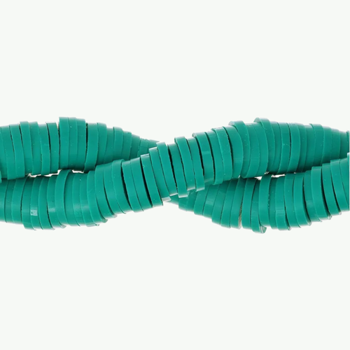 Mint Green polümeersavist heishi rondellhelmed käevõrude ja DIY ehete tegemiseks