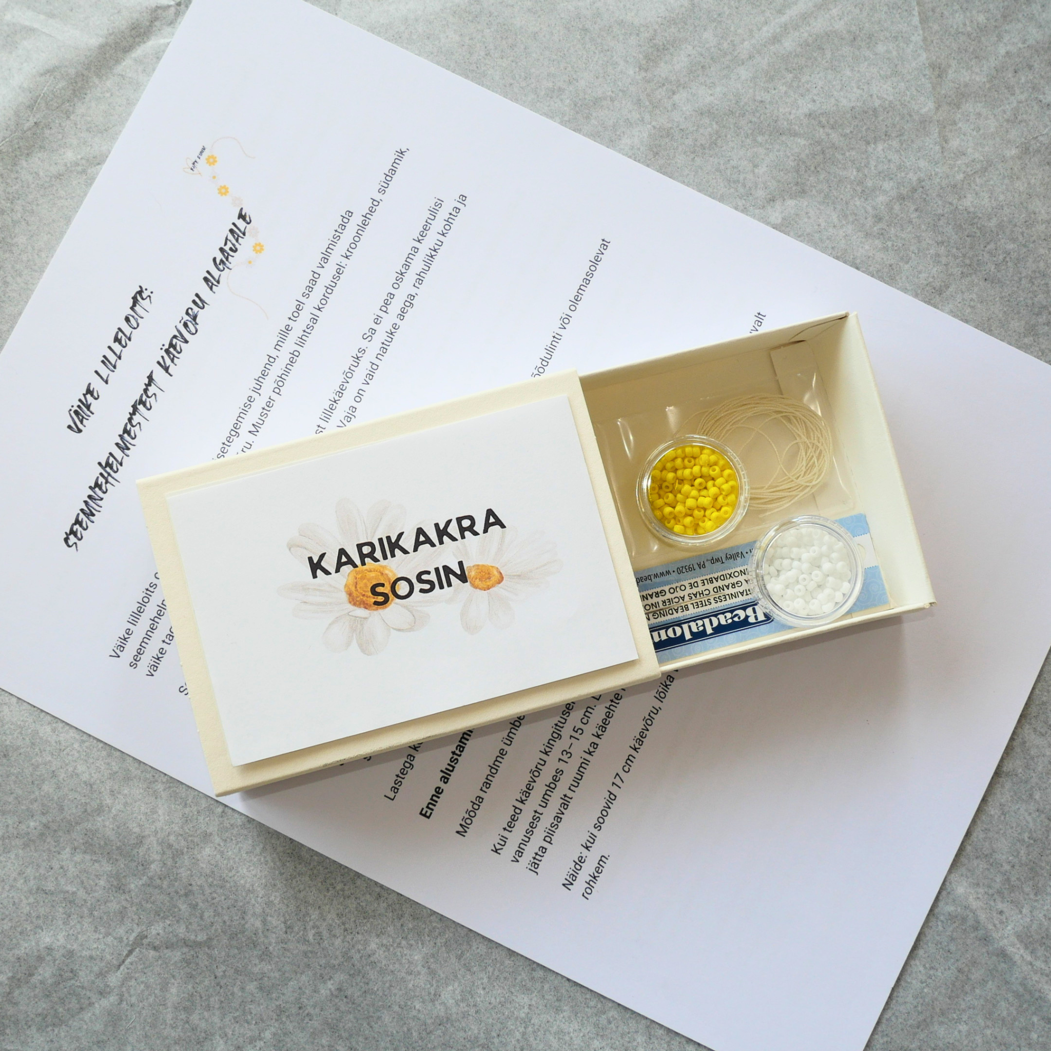 Isetegemise komplekt Karikakra sosin