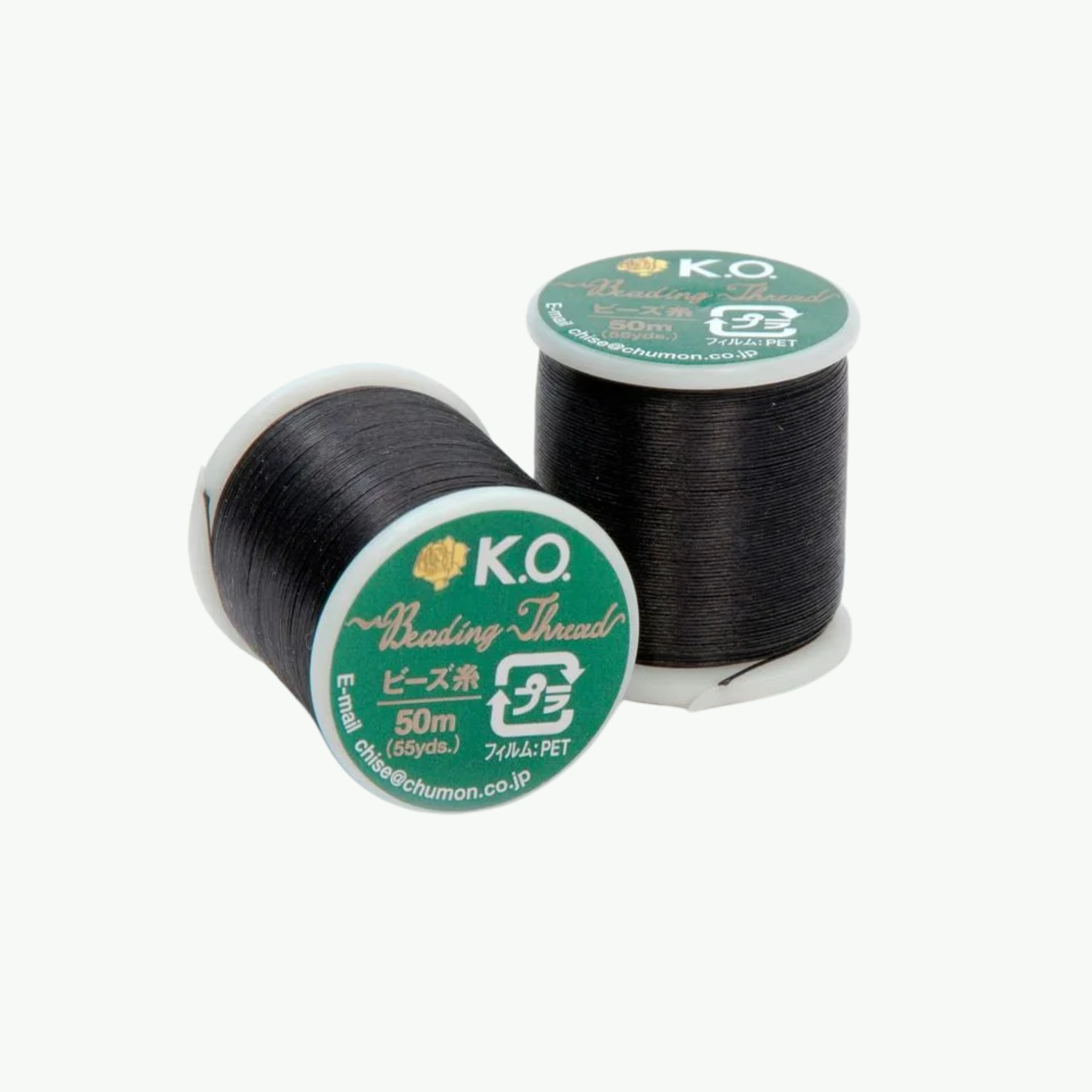 KO Thread 0,25 mm must helmeniit 50 m poolil seemnehelmestega ehete valmistamiseks