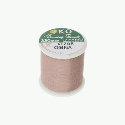 Naturaalset tooni KO Thread helmeniit Miyuki Delica ja seemnehelmeste põimimiseks