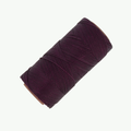 Sügav kirsipruun-must (Cherry Black 630) 1 mm läbimõõduga vahatatud polüesterniit Linhasita mikromakramee ja ehete valmistamiseks.