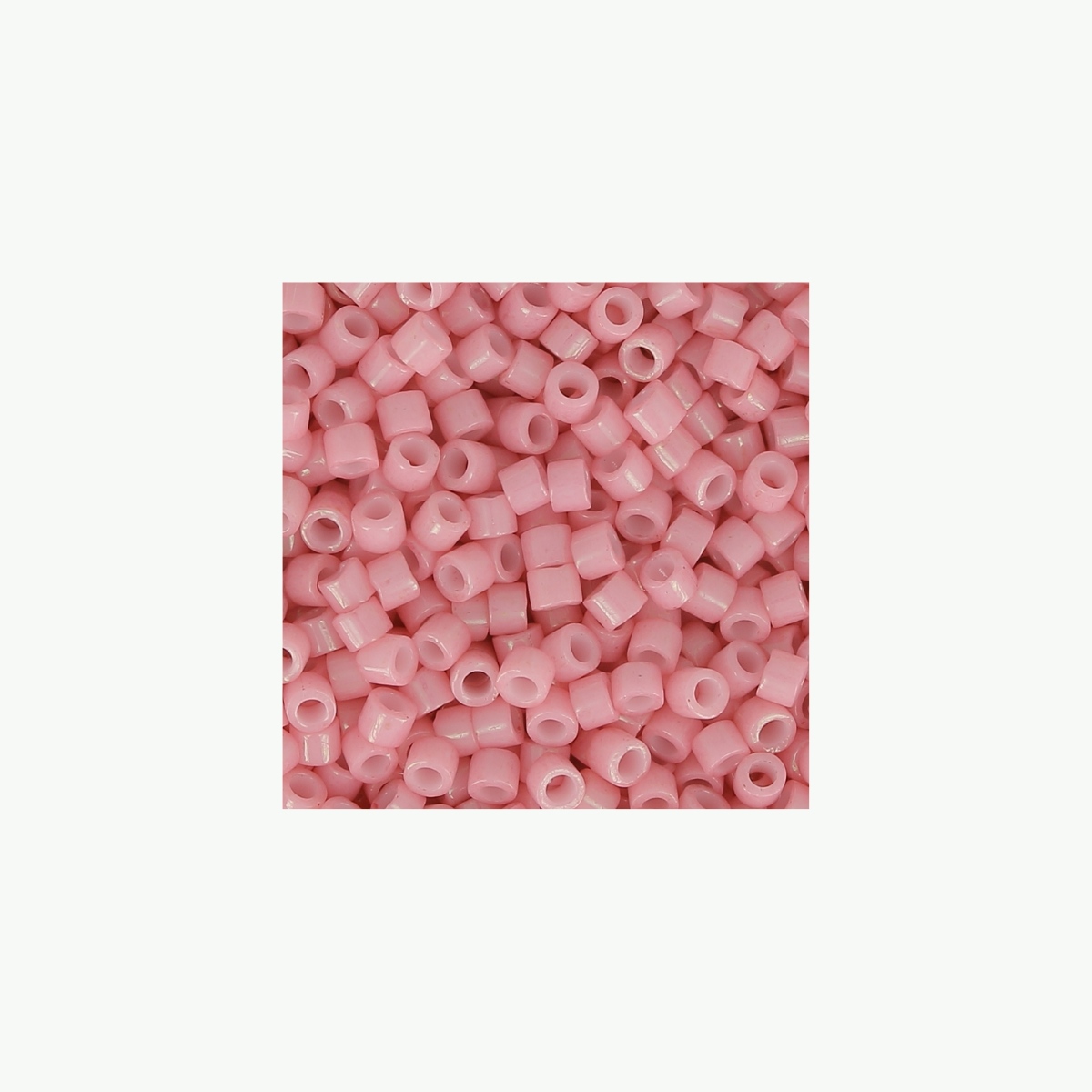 Miyuki Delica 11/0 DB-1906 Opaque Rosewater pehmed roosad klaashelmed, 5 g