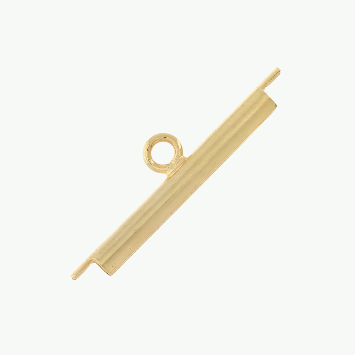 24K kullatud silindrikujuline helmepõimingu otsik Miyuki Delica helmestele 20 mm
