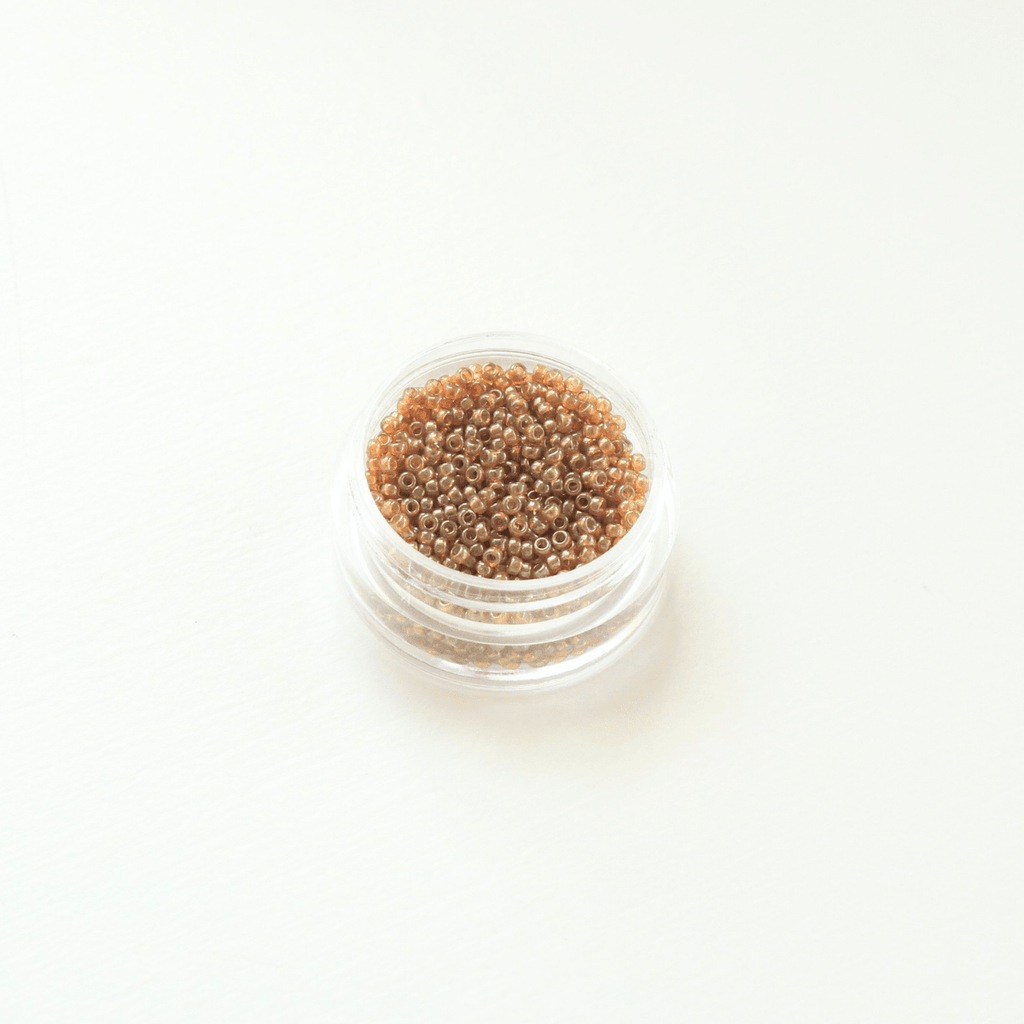 Miyuki Rocaille 15/0 #2439 Light Smoky Topaz Gold Luster