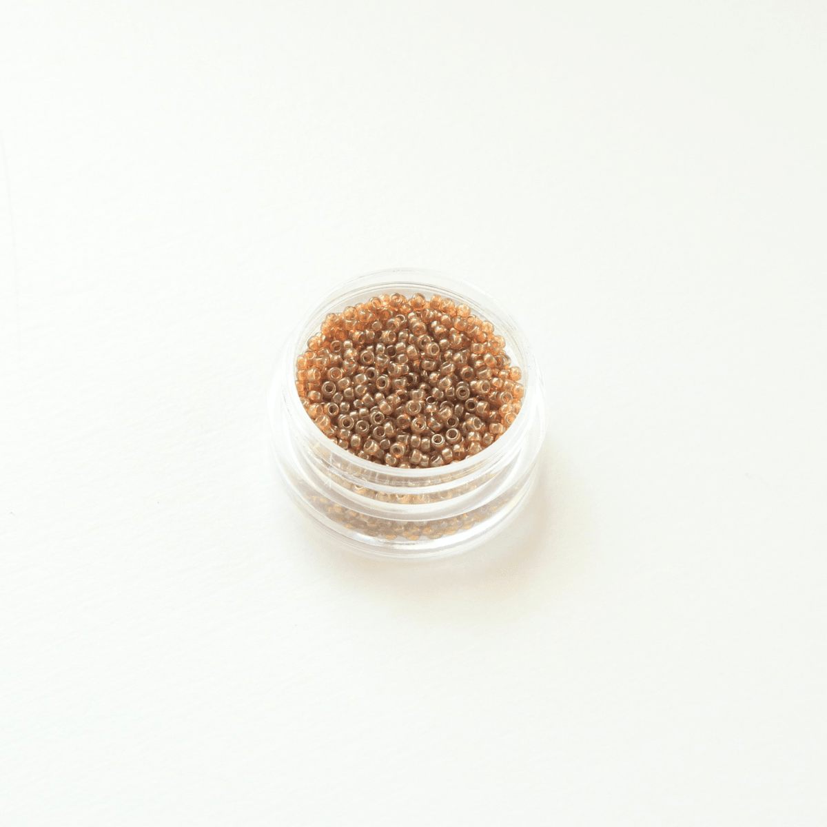 Miyuki Rocaille 15/0 #2439 Light Smoky Topaz Gold Luster