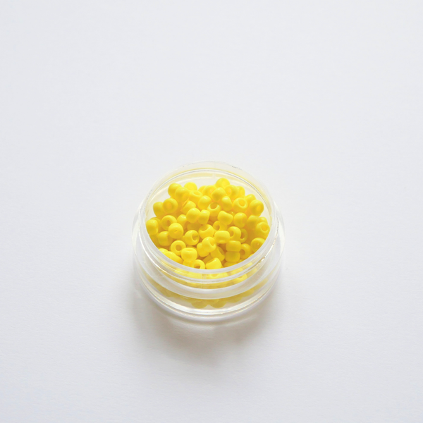 Miyuki Rocailles 8/0 404 Opaque Yellow kollased seemnehelmed 5g pakendis