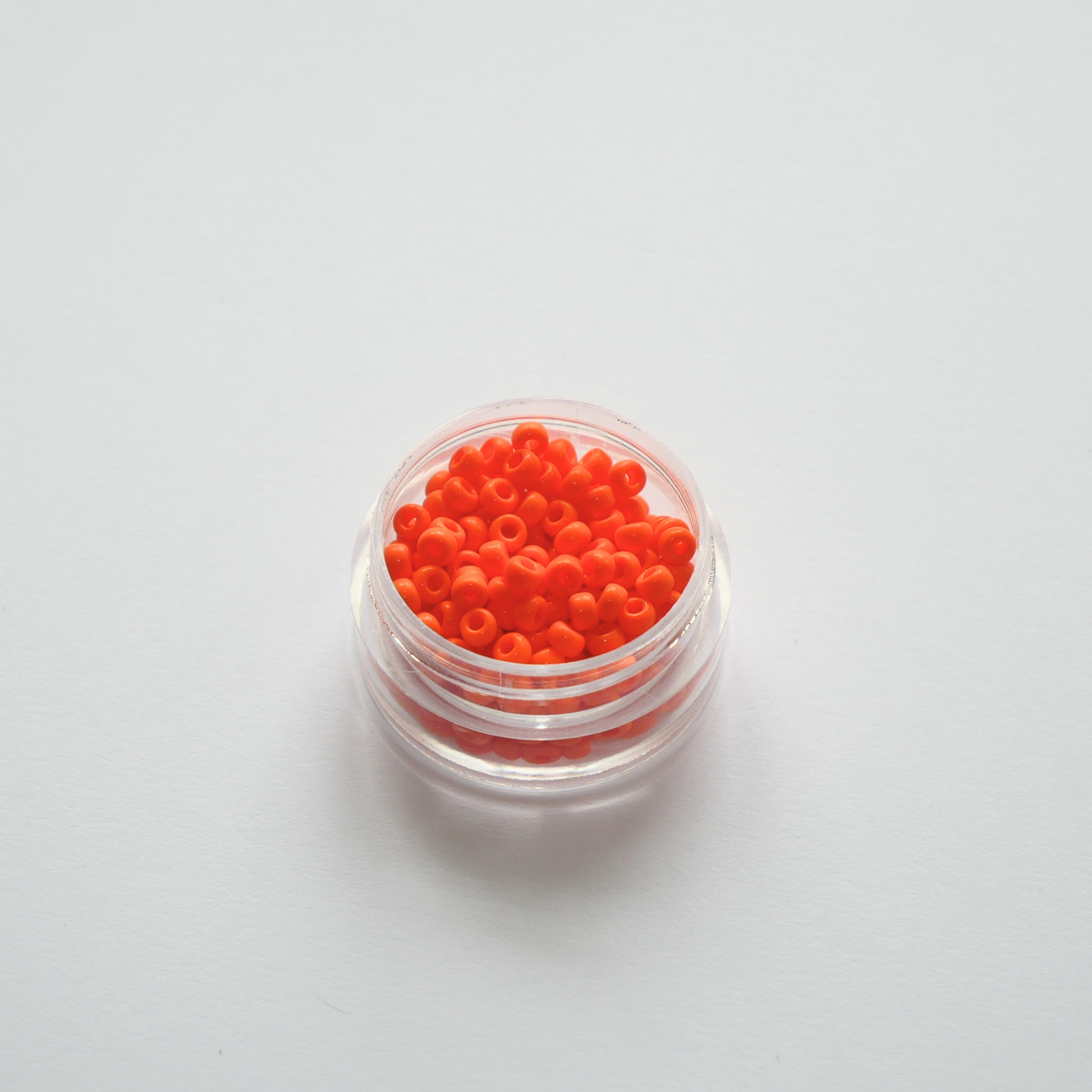 Miyuki Rocailles 8/0 406 Opaque Orange oranžid seemnehelmed 5g pakendis