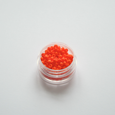 Miyuki Rocailles 8/0 406 Opaque Orange oranžid seemnehelmed 5g pakendis