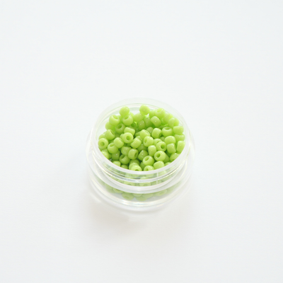 Miyuki Rocailles 8/0 416 Opaque Chartreuse kollakasrohelised seemnehelmed 5g pakendis