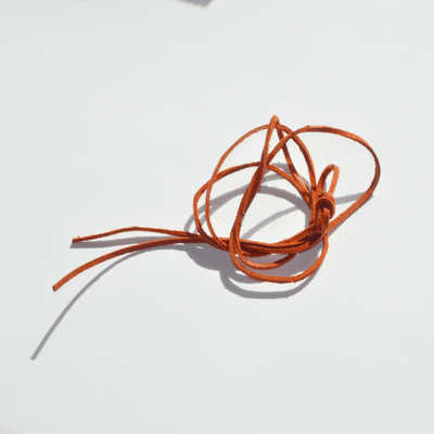 Helepruun naturaalne nahkpael 2 mm ehete ja käsitöö jaoks, pikkus 80 cm