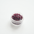 Granaatpunased hõbedase sisehelgiga Preciosa Ornela 2-Cut 9/0 klaashelmed, 10 g