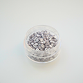 Mustade triipudega valged Preciosa Ornela Rocailles 8/0 seemnehelmed 03591, 10 g