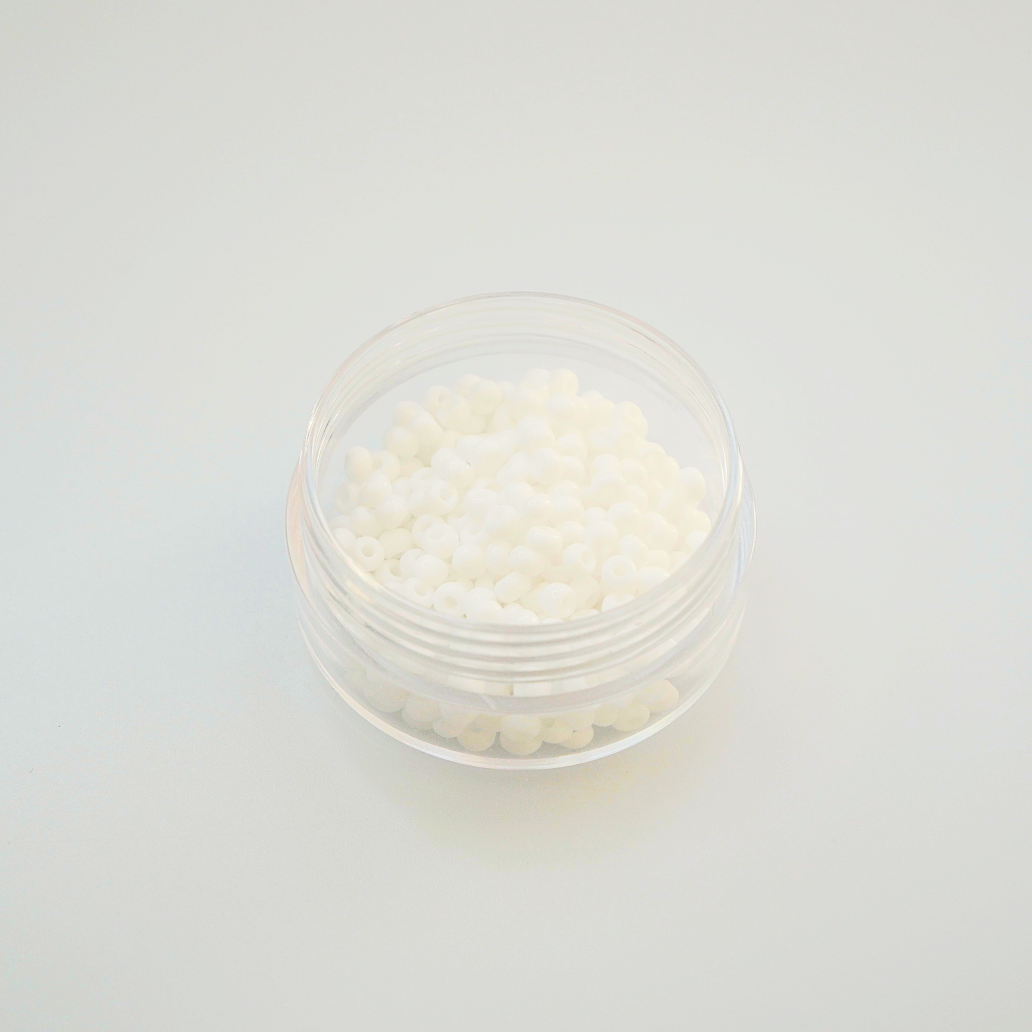 Kriitvalged Preciosa Ornela Rocailles 8/0 seemnehelmed 03050 Chalk White, 10 g
