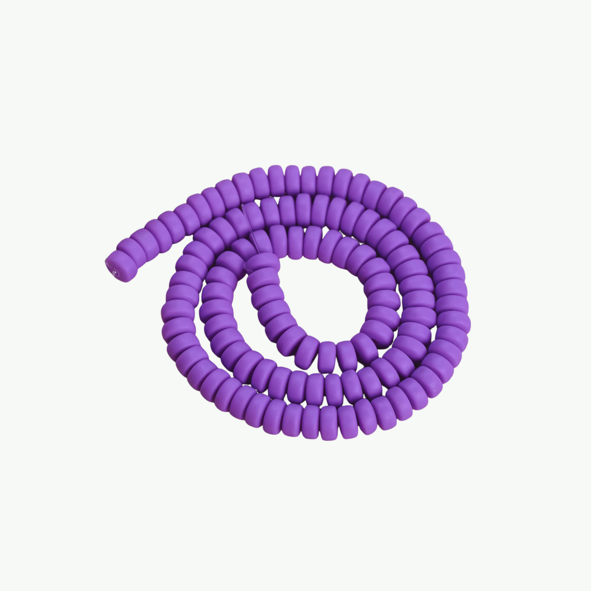 Sügavlillad lamedad polümeerhelmed 7 × 3 mm