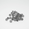 Jäähallid Iced Grey 6 mm tahutud klaashelmed loodusliku kivi imitatsiooniga, pakis 30 tk