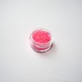 TOHO 11/0 seemnehelmed Ceylon Frosted Hot Pink (910F), matt pärlmutriläikega erkroosa Jaapani klaasist seemnehelmes 5g pakis.
