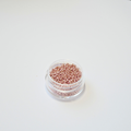 TOHO 15/0 ümmargused mikro-seemnehelmed, PermaFinish galvaniseeritud Sweet Blush roosakas-kuldne, värvikood PF552.