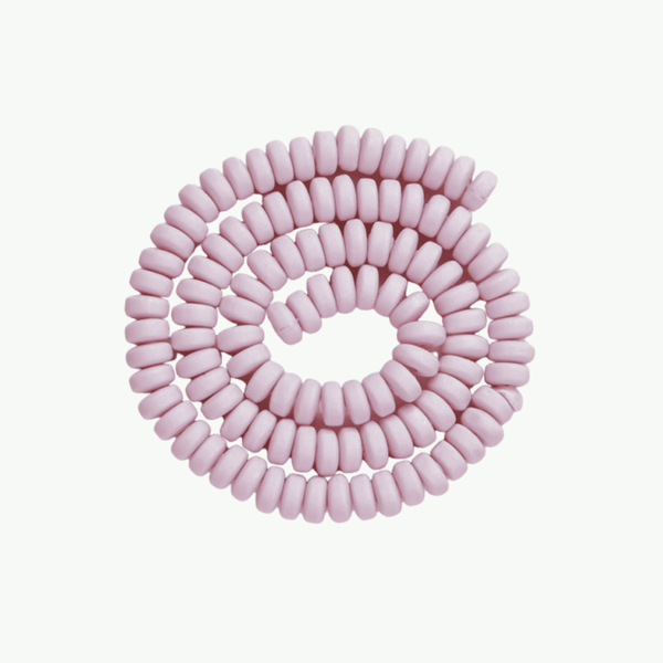Vanaroosad lamedad polümeerhelmed 7 × 3 mm